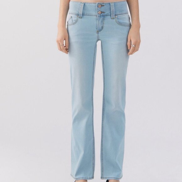 🦋 NWT 🌸 Urban Outfitters BDG Women's Light Blue Ultra Low Rise Skinny Jean 24 - Picture 5 of 5